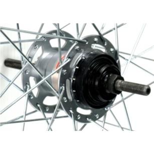 ステンレスリム 26x1 3/8 内装3段ローラーブレーキ仕様 軸長182mm