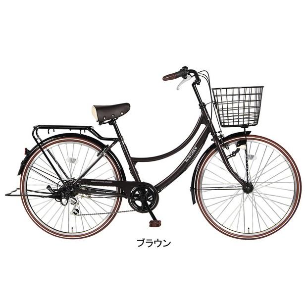 100％品質 「あさひ」サブクルーBAA-L 26インチ 自転車 シティサイクル オートライト 外装6段変速 シティサイクル