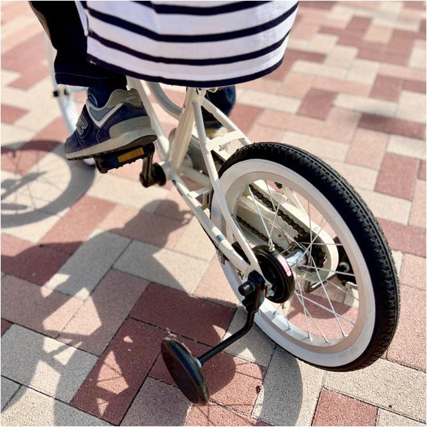 【引取限定】16インチ 子供用自転車 ホワイトCHOU A LA CREME クリーム」Cream Kids（クリーム キッズ）BAA160 -R 16インチ 子供用