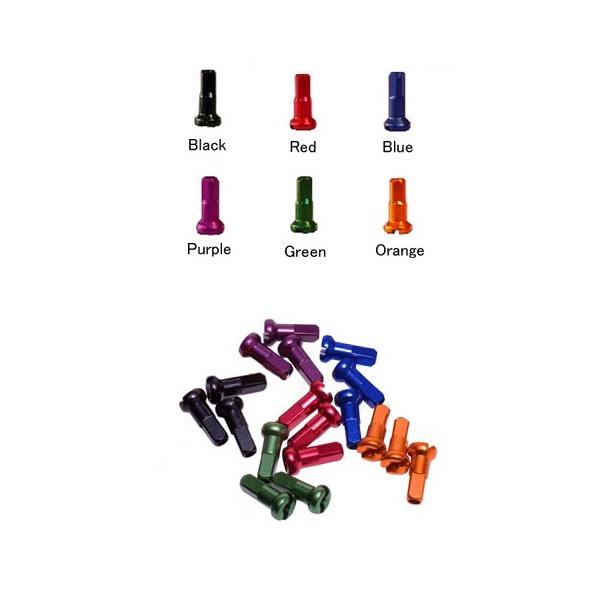 2/27-3/1はボーナスストア+5％「CNスポーク」15G アルミニップル 12mm カラーニップル 36個入り | ブランド登録なし | 11