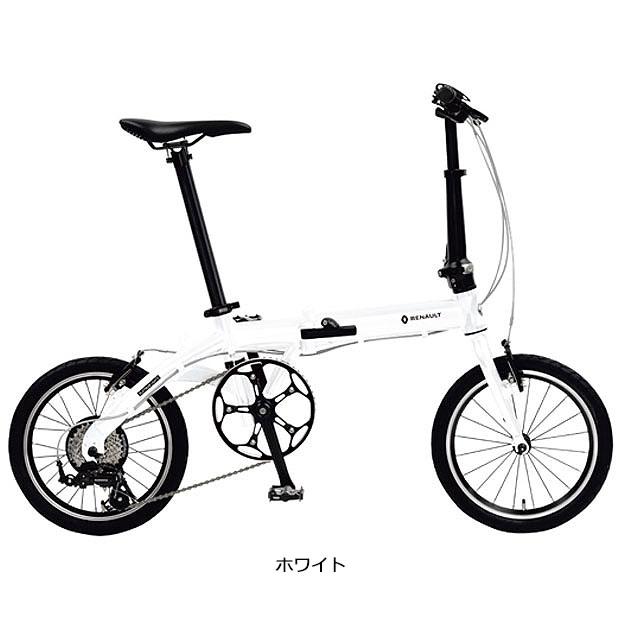 「ルノー」PLATINUM LIGHT8（プラチナライト8）AL167 16インチ 折りたたみ自転車｜cyclemall｜07