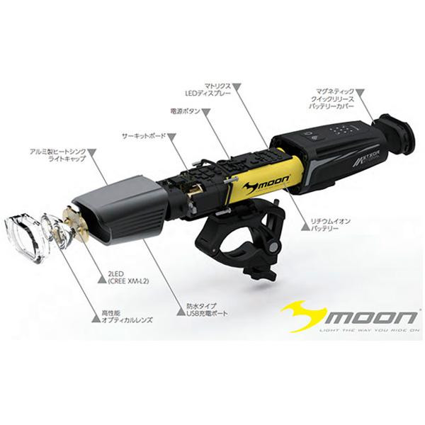 【専用出品】meteor storm pro （moon）自転車ライト MOON（ムーン）METEOR STORM PRO FRONT （メテオ ストームプロ