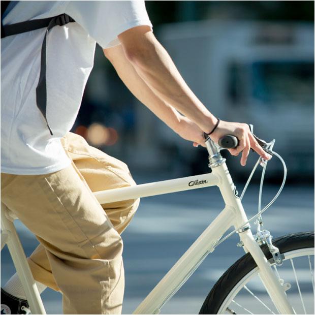 自転車 26型 カラー:クリーム