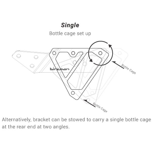 「送料無料」「バーズマン」Aeroman Hydration Carrier（エアロマン ハイドレーションキャリア）ボトルケージ用ブラケット | ブランド登録なし | 03