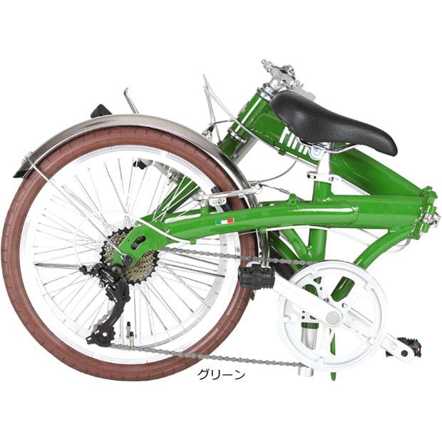 折りたたみ自転車　FIAT AL-FDB207V フィアット FDB 207  / グリーン フィアット」AL-FDB207V 20インチ 折りたたみ自転車 -21 : サイクル