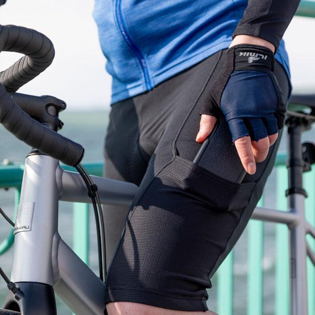 あさひ（asahi） 「イルミック」メンズサイクルパンツ -M 衝撃吸収性の