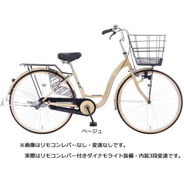 「あさひ」カーグリラックス BAA-O 26インチ 3段変速 ダイナモライト シティサイクル ママチャリ 自転車｜cyclemall｜06