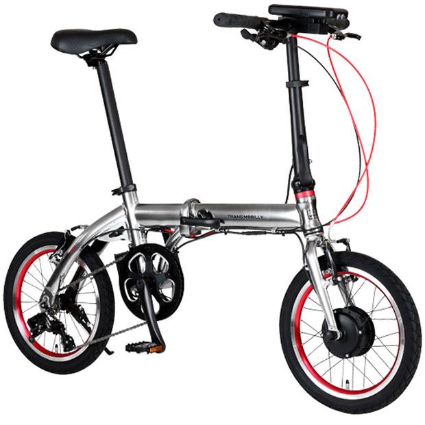 新品トランスモバイリー(TRANS MOBILLY) NEXT163 ホワイト TRANS MOBILLY トランスモバイリー 電動自転車 折り畳み NEXT163
