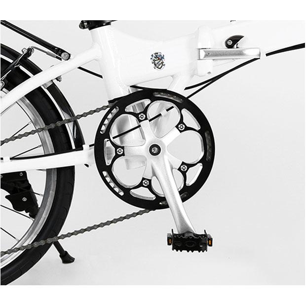 Harry Quinn LONG BRIGHT207 折り畳み自転車 ハリークイン アルミ 20インチ 7段変速 美品！ HARRY QUINN (ハリークイン) LONG BRIGHT207 (ロング ブライト207