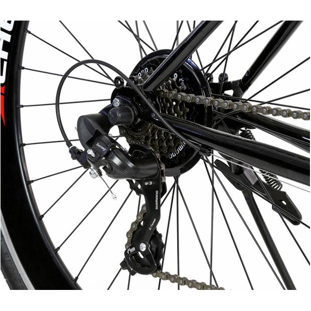 シボレー　GM　27インチ　自転車　シマノ６段ギア　白×黒 シボレー GM 27インチ 自転車 シマノ6段ギア 白×黒