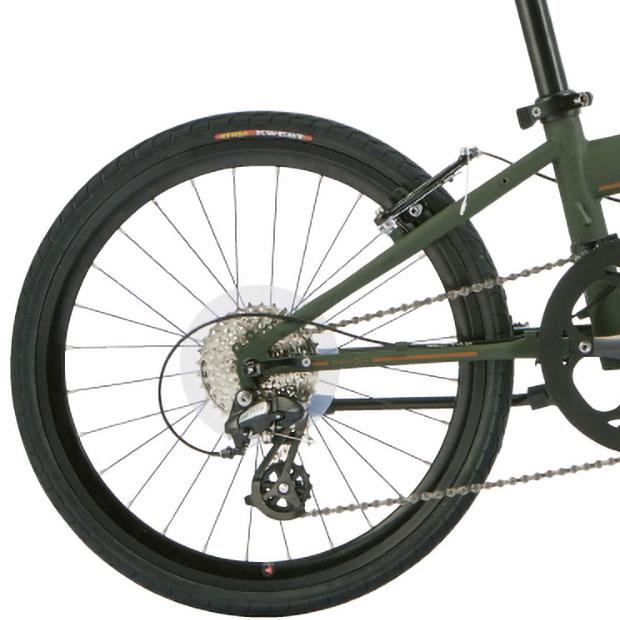 D208　★25800円★　折りたたみ中古自転車【ダホン　VYDE7　シルバー　アルミフレーム　20インチ 】 DAHON（ダホン） 折りたたみ自転車 BOARDWALK D7 ボードウォーク 20