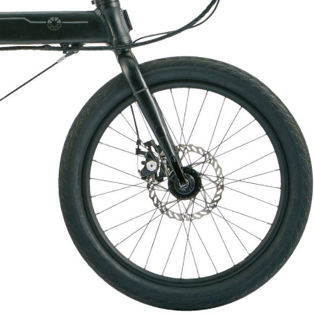 C905★￥25800円★整備済み 中古折りたたみ自転車　ダホン　GLOMAR【20インチ　黒 　アルミフレーム】 DAHON（ダホン） 「ダホン」Fu Com 20インチ 電動自転車 折りたたみ