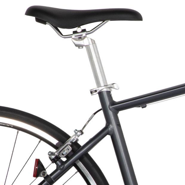 美品 破格 クロスバイク プレジションS 自動ライト・泥除け・鍵2種付き