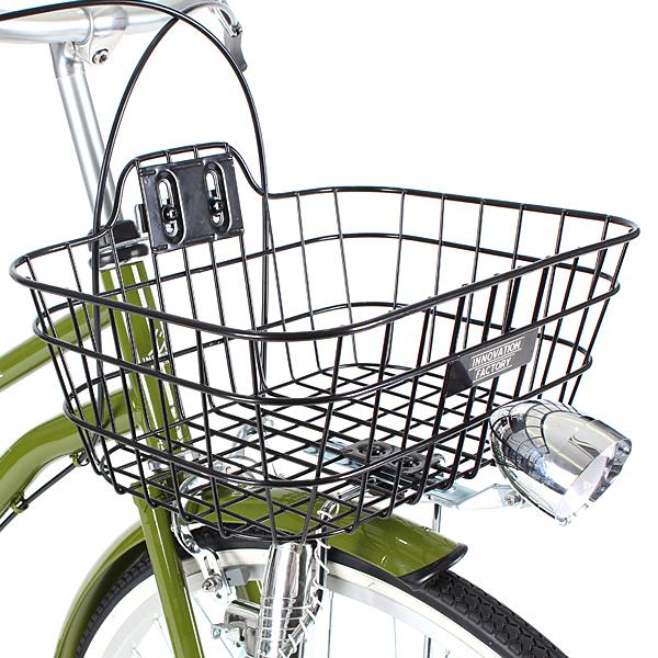 サイクルベースあさひ　 シティサイクル 前面バスケット付き あさひ（asahi） 「あさひ」イノベーションファクトリー ワイヤー