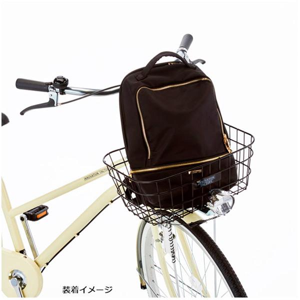 あさひの、シティサイクル 26インチ　黒 スチールフレーム 前バスケット付き あさひ（asahi） 「あさひ」イノベーションファクトリー ワイヤー