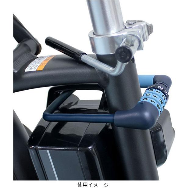 アサヒサイクル」Fino 電動アシスト自転車バッテリー盗難防止用