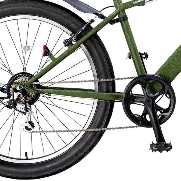 【取引終了】jeep マウンテンバイク je-266ft 26型 MTB JEEP JE-266FT(OLIVE/外装6段変速) JE-266FT【2021年モデル