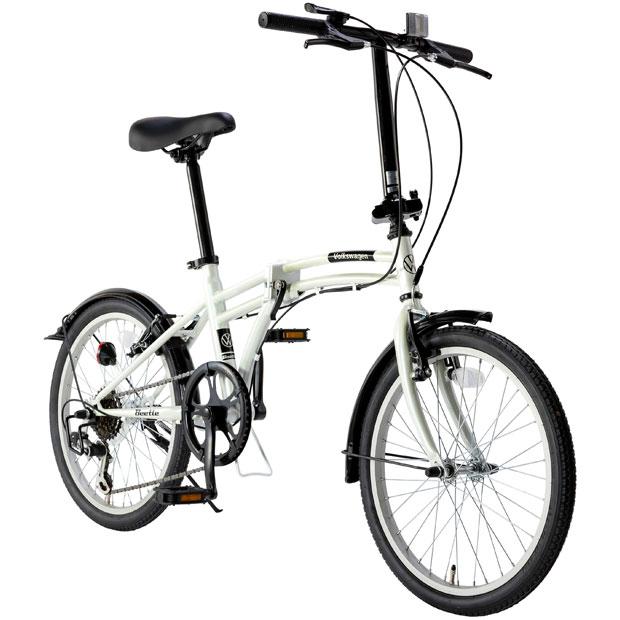 フォルクスワーゲン 折りたたみ自転車 グレー　20インチ　Volkswagen 折りたたみ自転車 VW-FDB206ALBK-OT グレー [外装6段 /20インチ