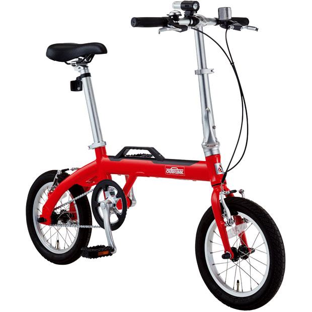 【ジャンク品】LOG OUTRUNKBAA-P 14インチ 折りたたみ自転車 売ります！ あさひ LOG OUTRUNK（ログ アウトランク）BAA-P 14インチ