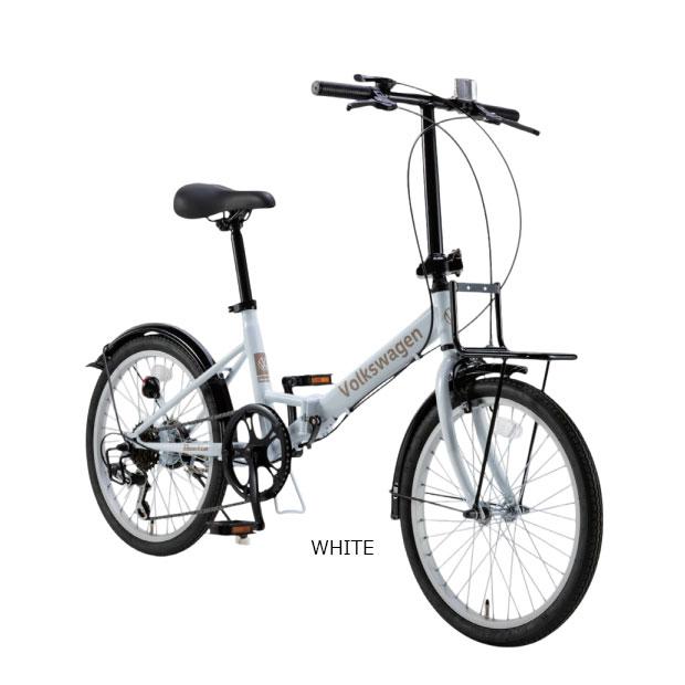 折りたたみ自転車 フォルクスワーゲン VW-206G 20インチ 6段変速 フォルクスワーゲン（Volkswagen） 「フォルクスワーゲン」VW-206G 20