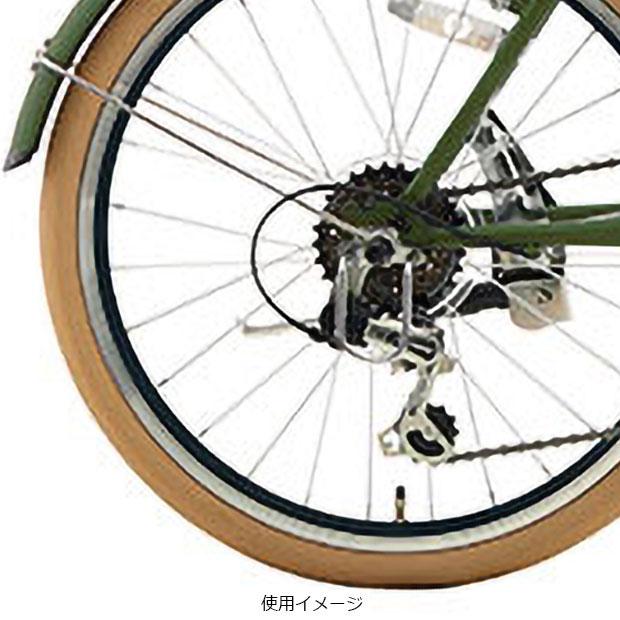アサヒサイクル」小径車用カラータイヤ 20×1-3/8 クリンチャー