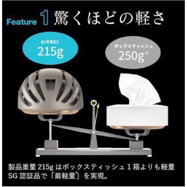 「送料無料」「アサヒサイクル」AIRBEL（エアベル）頭周：54-60cm SG軽量ヘルメット | ブランド登録なし | 14