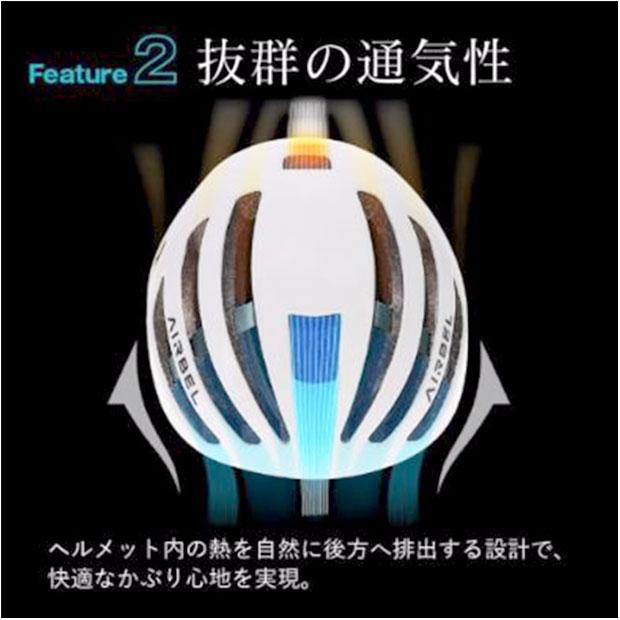 「送料無料」「アサヒサイクル」AIRBEL（エアベル）頭周：54-60cm SG軽量ヘルメット | ブランド登録なし | 15