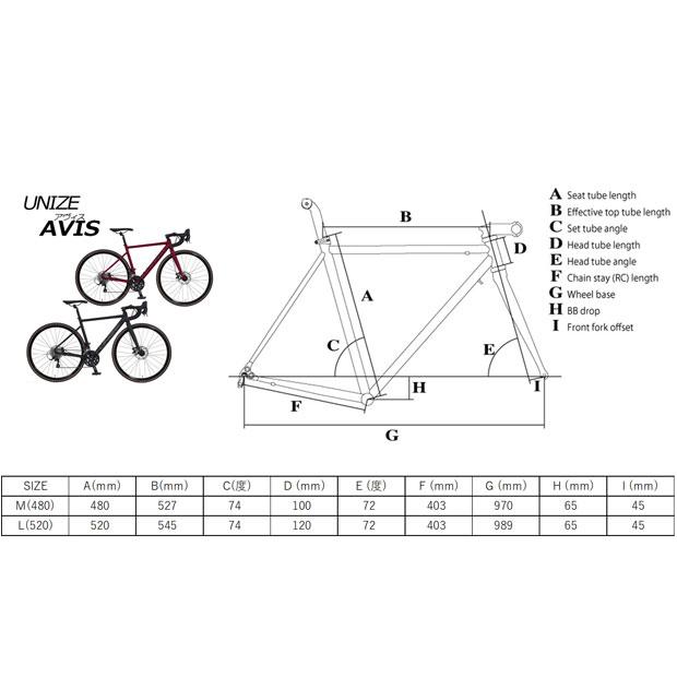 「地域限定商品」「アサヒサイクル」UNIZE AVIS（ユナイズアヴィス）520mm「UAL70A」ロードバイク 自転車 -25の画像