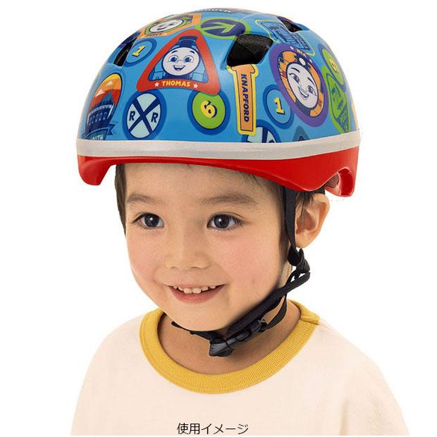 「送料無料」「アサヒサイクル」カブロヘルメット きかんしゃトーマス 頭周：46-52cm | ブランド登録なし | 06