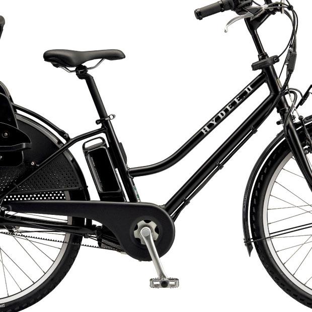 送料込！ ３人乗(B/S)HYDEE-Ⅱ(２０１８年)２６型(１２.３Ah) HYDEE.Ⅱ ブリヂストン 3人乗り 電動自転車26型 純正チャイルドシー