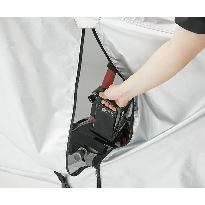 「送料無料」「パナソニック」NSAR159サイクルカバー Lサイズ（リアバスケット装着時用）自転車カバー | Panasonic | 02