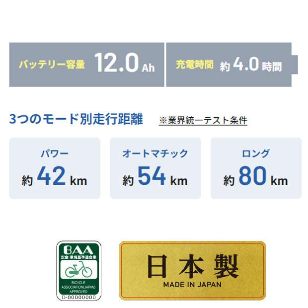 「パナソニック」グリッター「BE-FGL033」20インチ 電動自転車 -26 | Panasonic | 05