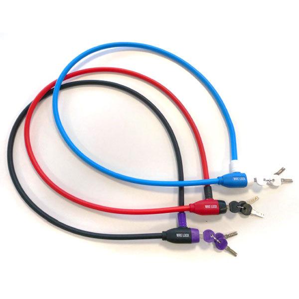 あさひ（asahi） 「あさひ」ロングワイヤー錠 12x1200mm カギ式 複数台