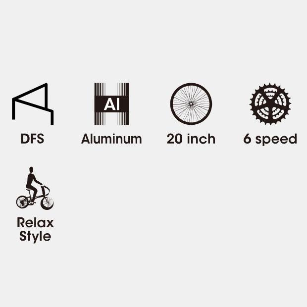 3/29はストアポイント2倍「ダホン」HIT（ヒット）20インチ 折りたたみ自転車 -26 | DAHON | 06