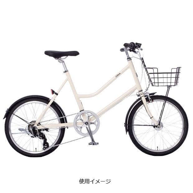 クリーム」小径車フロントバスケット（CS20、mini用）フロント