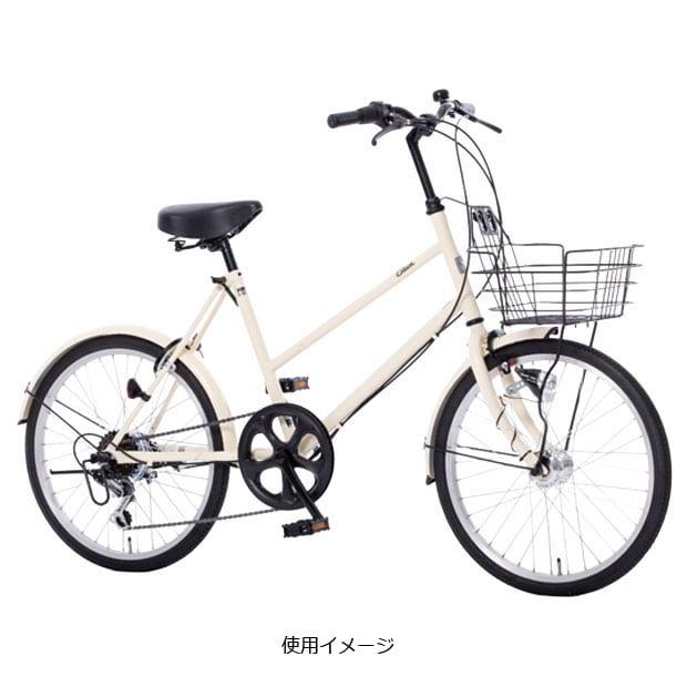 クリーム」小径車フロントバスケット（CS20、mini用）フロント
