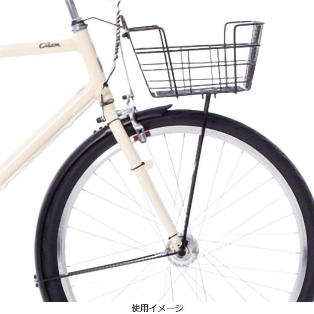 「クリーム」カゴ足26インチ（CS用）フロントバスケット 前用 | あさひ（自転車） | 02