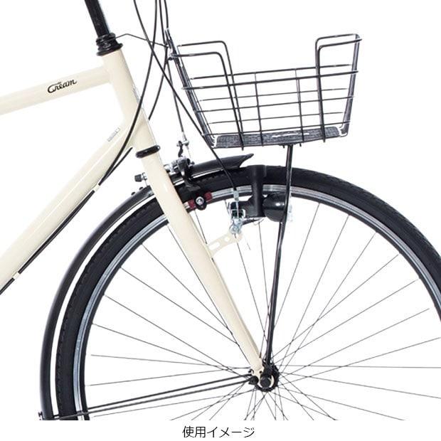 「クリーム」カゴ足700 c（cross用）フロントバスケット 前用 | ブランド登録なし | 02