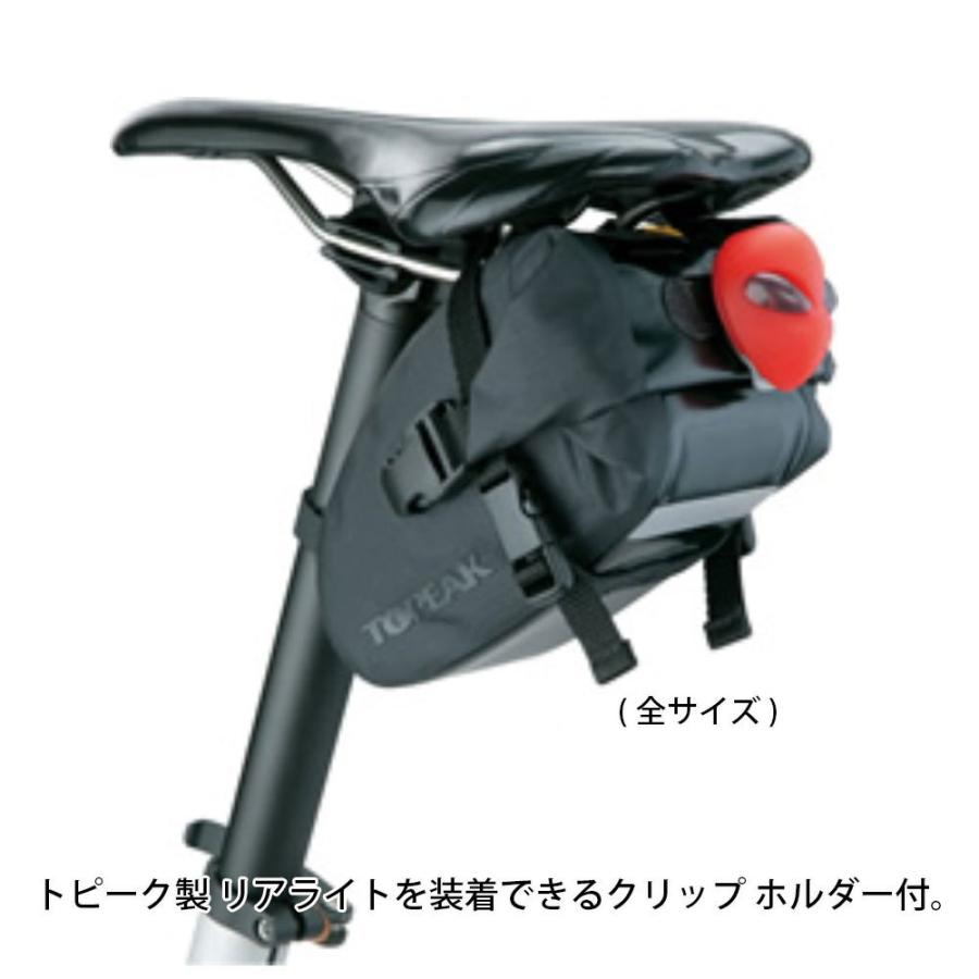 当店限定P10倍 5/31-6/1　トピーク 自転車 サドルバッグ TOPEAK TPK ウェッジ ドライバッグ (ストラップマウント) L  BAG27102｜cyclemarket｜04