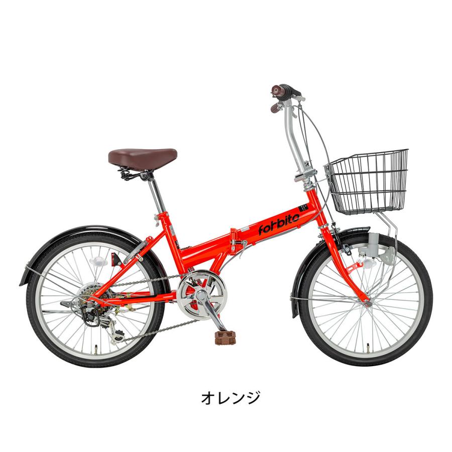 当店限定P10倍 5/29　フォルビート forbito フォルビート 折り畳み自転車  20インチ 6段変速 [FFS206]｜cyclemarket｜04