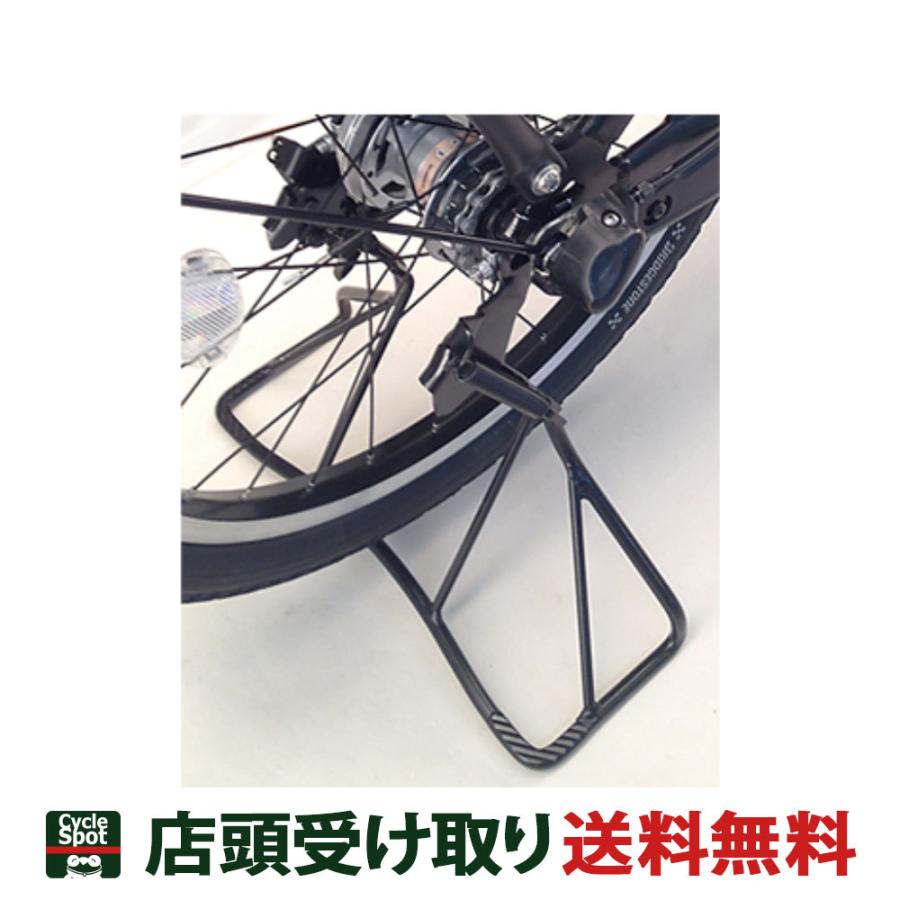 当店限定P10倍 5/25　ブリヂストン 自転車 小径車 スタンド ブリジストン BRIDGESTONE スーパーラクラクワイドスタンド  SRW22｜cyclemarket