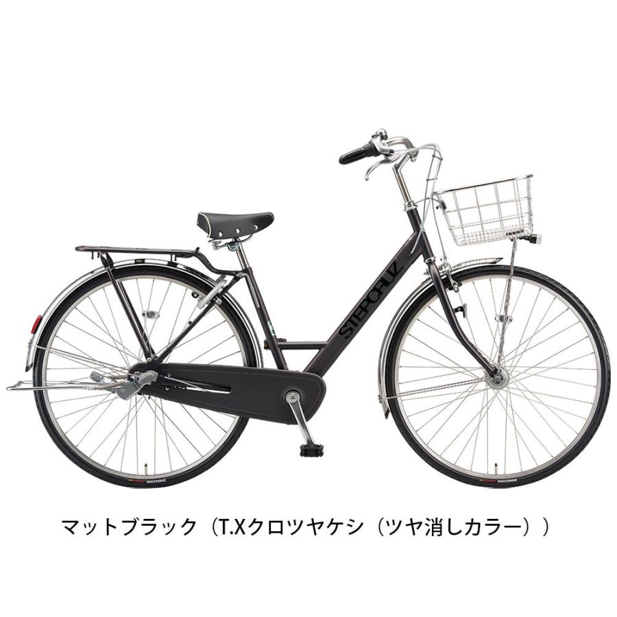 ママチャリ シティ 自転車 ブリヂストン ステップクルーズDX 27インチ 2022 BRIDGESTONE 3段変速 [ST7T2]の画像