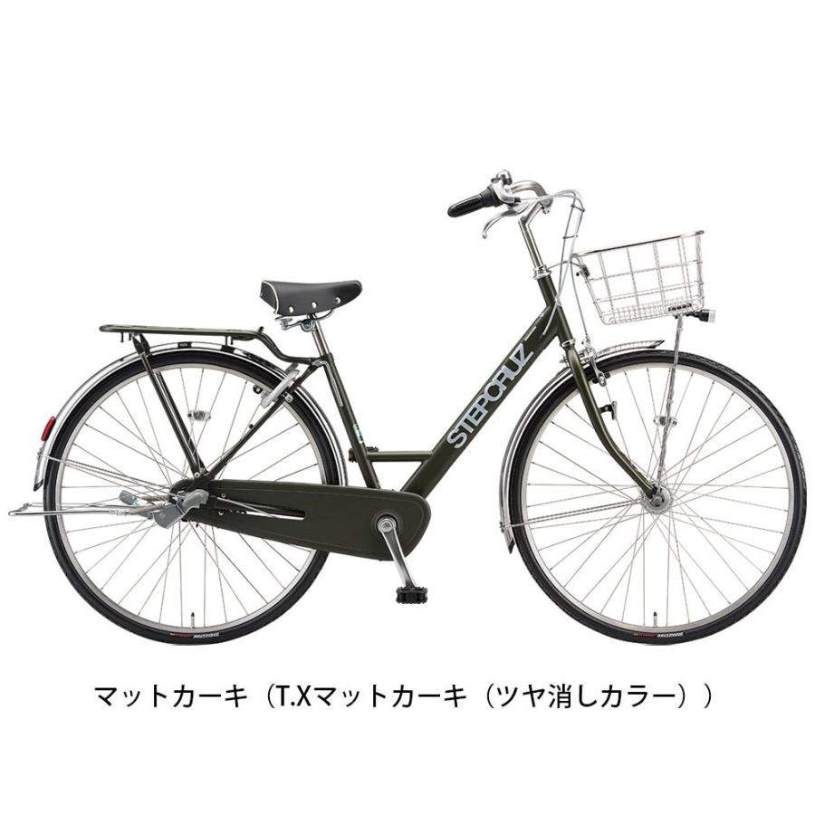 ママチャリ シティ 自転車 ブリヂストン ステップクルーズDX 27インチ 2022 BRIDGESTONE 3段変速 [ST7T2]の画像