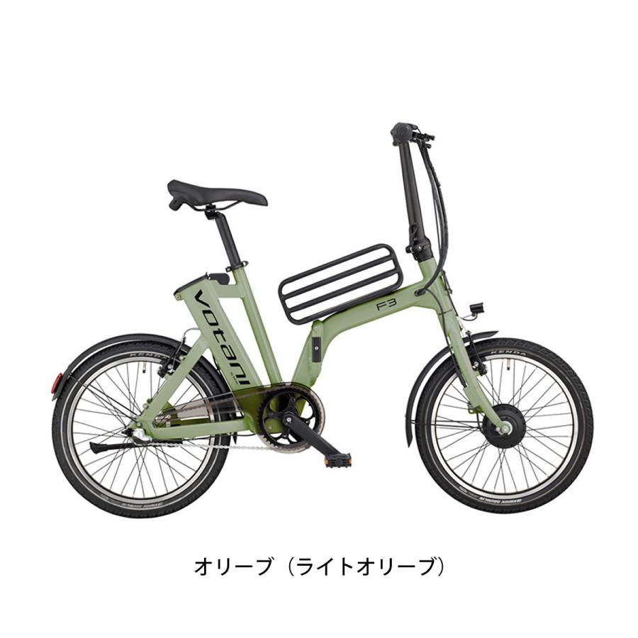 当店限定P10倍 4/25 店頭受取限定 ボターニ VOTANI VOTANI F3 ヴォターニ F3 電動アシスト小径自転車 7Ah 20インチ [YTFT10]の画像