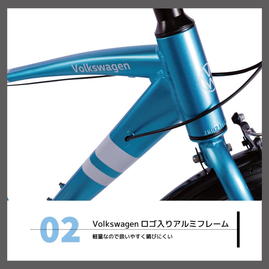 2022年モデルVolkswagenクロスバイク 軽量アルミフレーム｜cycleoutlet-rams｜07