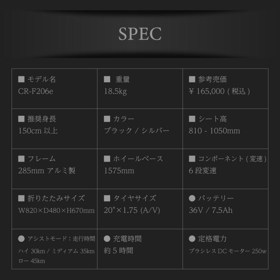 折りたたみE-Bike「CROMO CR-F206e」 cycleoutlet-rams_cycle-fdb-