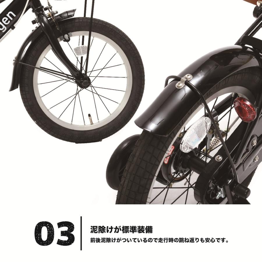 中古子供自転車３９４０　フォルクスワーゲン　１６インチ　ギヤなし　 身長１０５㎝前後　＊片足スタンドに変更可・無料（購入時のみ 16インチ 身長95～110cm 子供用自転車 フォルクスワーゲン BMX（ブルー