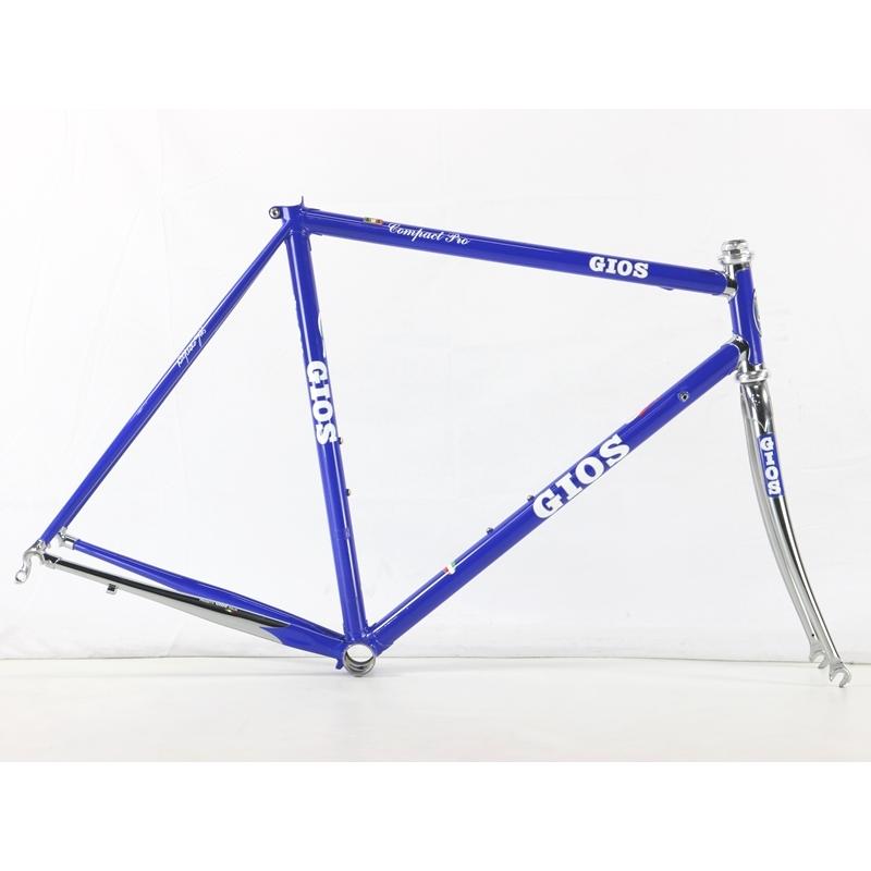 全日本送料無料 ジオス Gios コンパクトプロ Compact Pro 17年モデル クロモリ ロードバイク フレーム セット 54サイズ キャリパー 100 130mm 700c 驚きの値段 Atempletonphoto Com