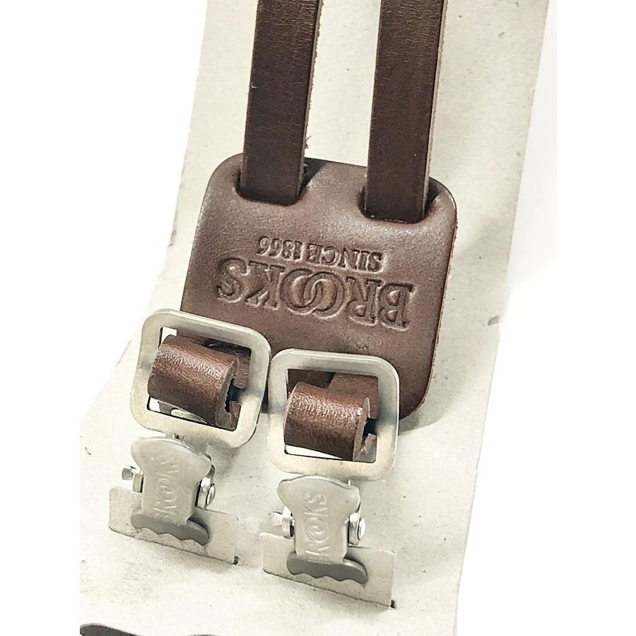 未使用 ブルックス BROOKS leather toe strap brown レザー 未使用 ブルックス BROOKS leather toe strap brown レザー