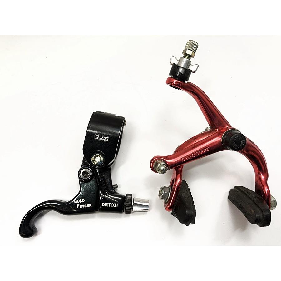 ダイアコンペ 505 DIATECH GOLD FINGER ブレーキレバー キャリパーブレーキ フロントブレーキセット
